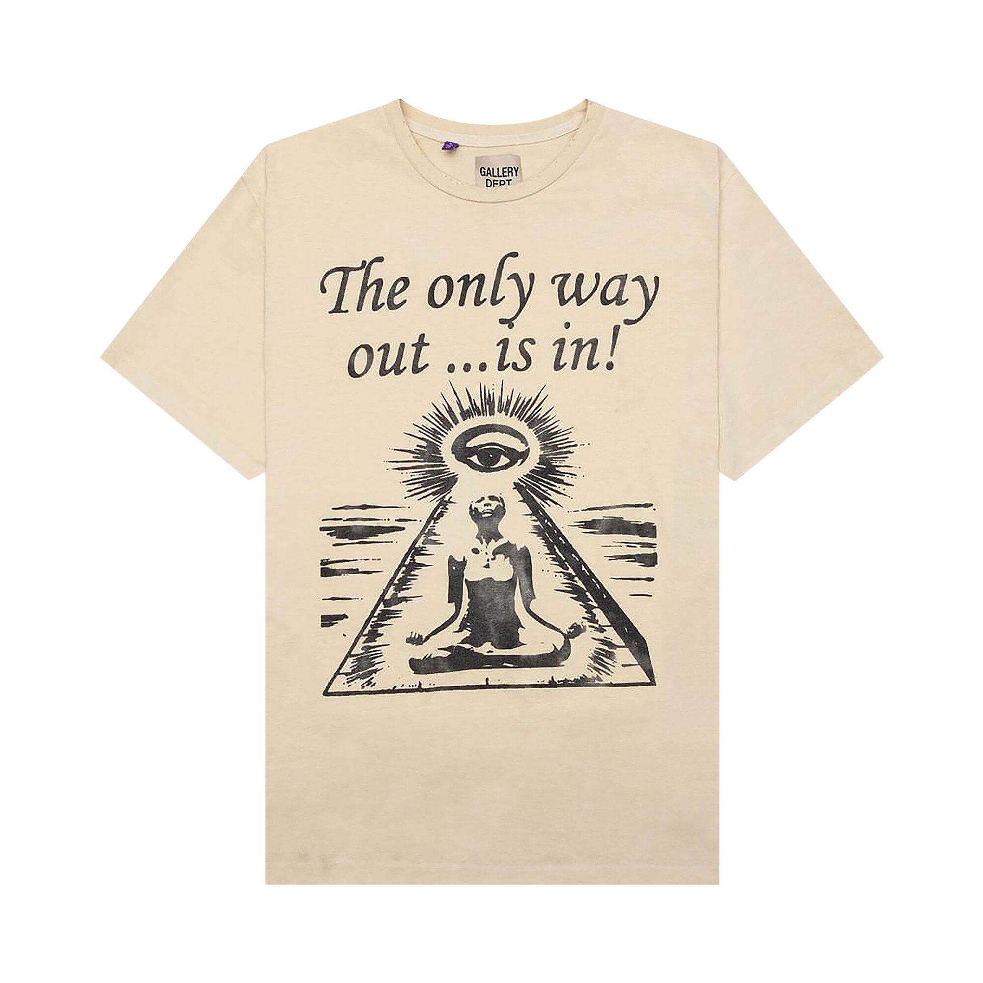 Pre-owned Gallery Dept. Only Way Out Tee 'antique White' | Men's Size M