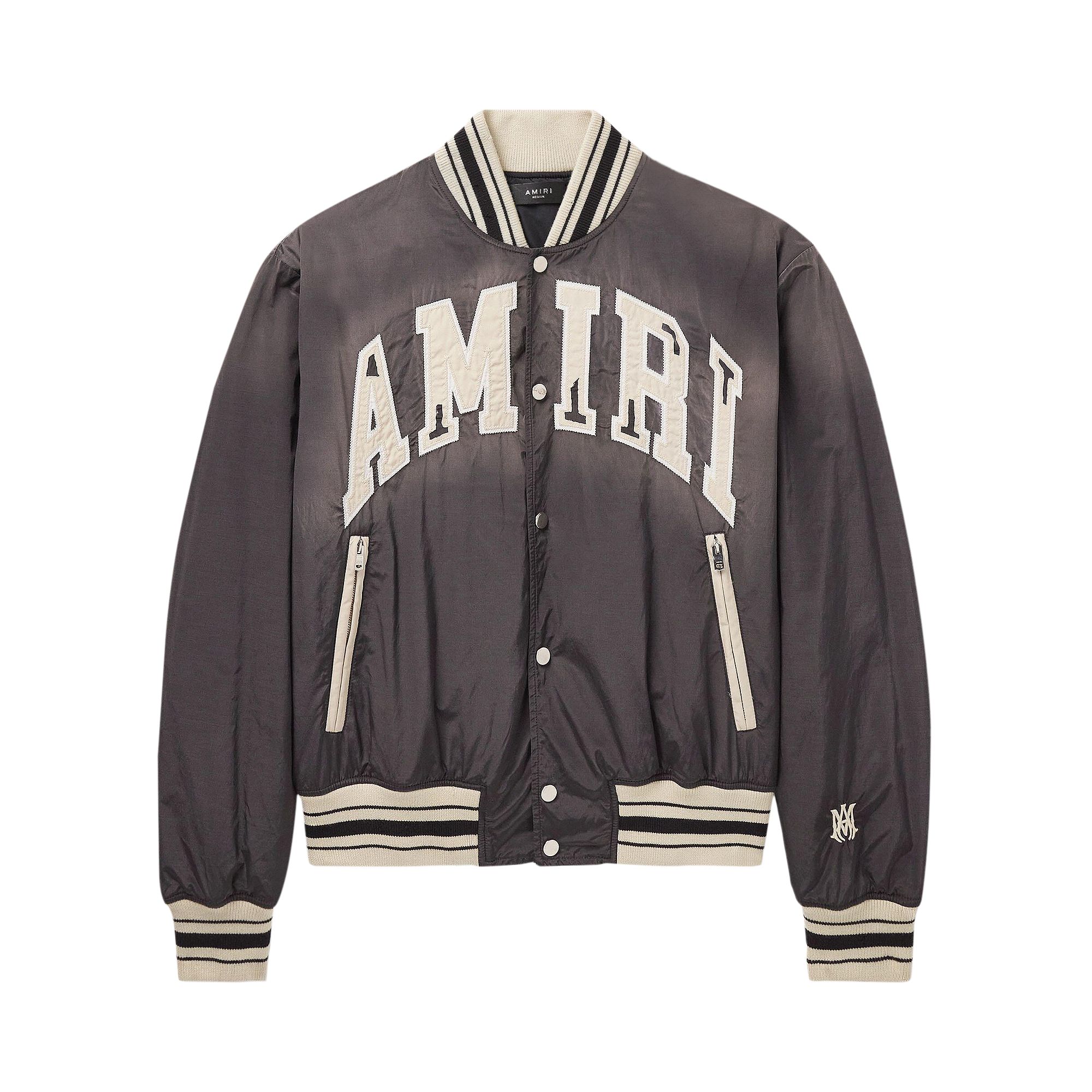 Pre-owned Amiri Sun Faded Bomber 'black' | Men's Size L