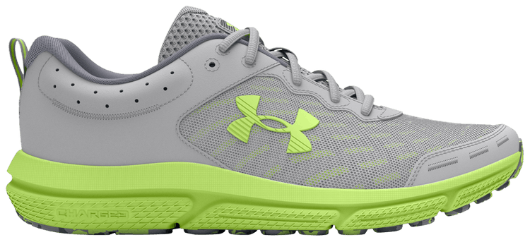 Under Armour Wmns Charged Assert 10 Mod Grey Morph Green