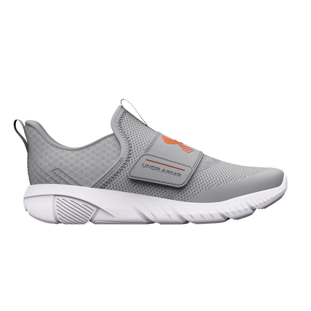 Pre-owned Under Armour Flash Ps 'mod Grey Orange Blast' | Kid's Size 13.5