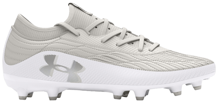 Under Armour Magnetico Select 4 FG White Clay Metallic Silver