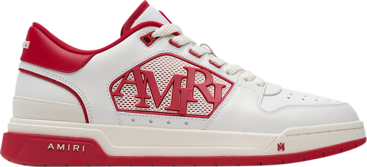 Amiri Classic Low White Red