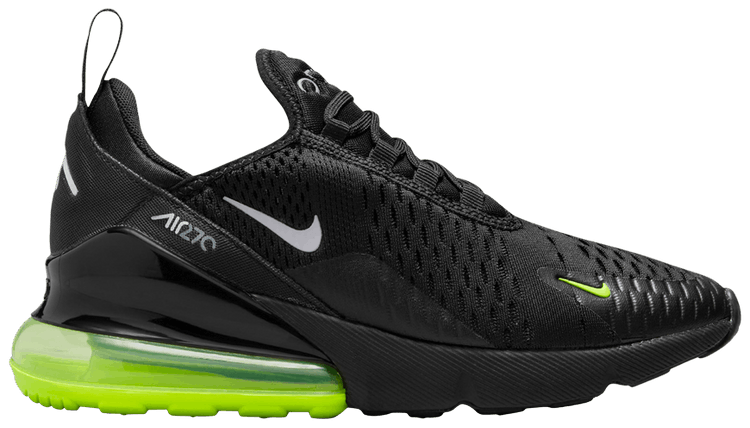 Nike Air Max 270 GS Black Cool Grey Volt