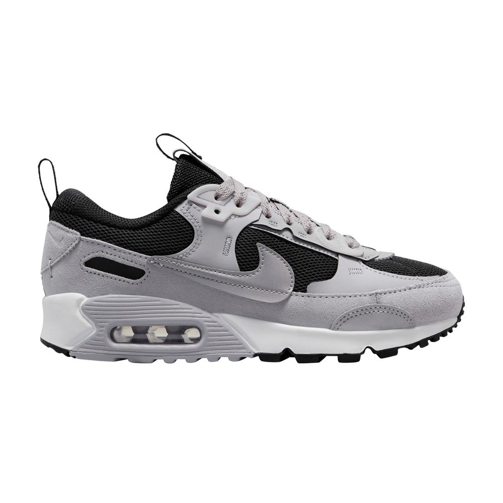 Pre-owned Nike Wmns Air Max 90 Futura 'pewter Black' In Grey