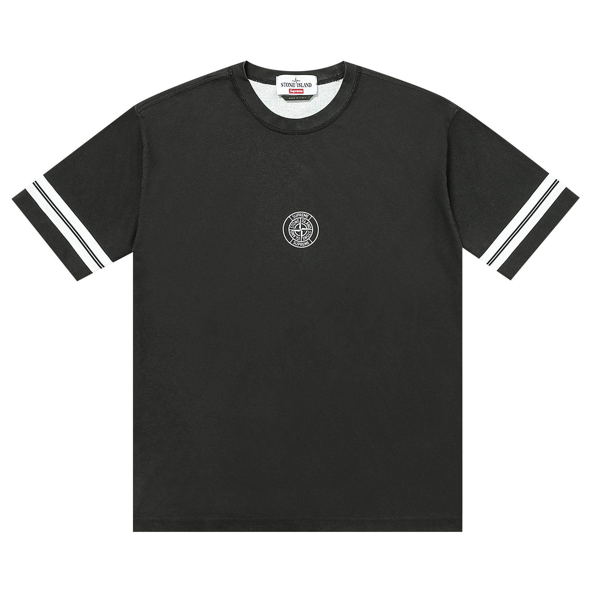 Pre-owned Supreme X Stone Island Short-sleeve Top 'black' | Men's Size L