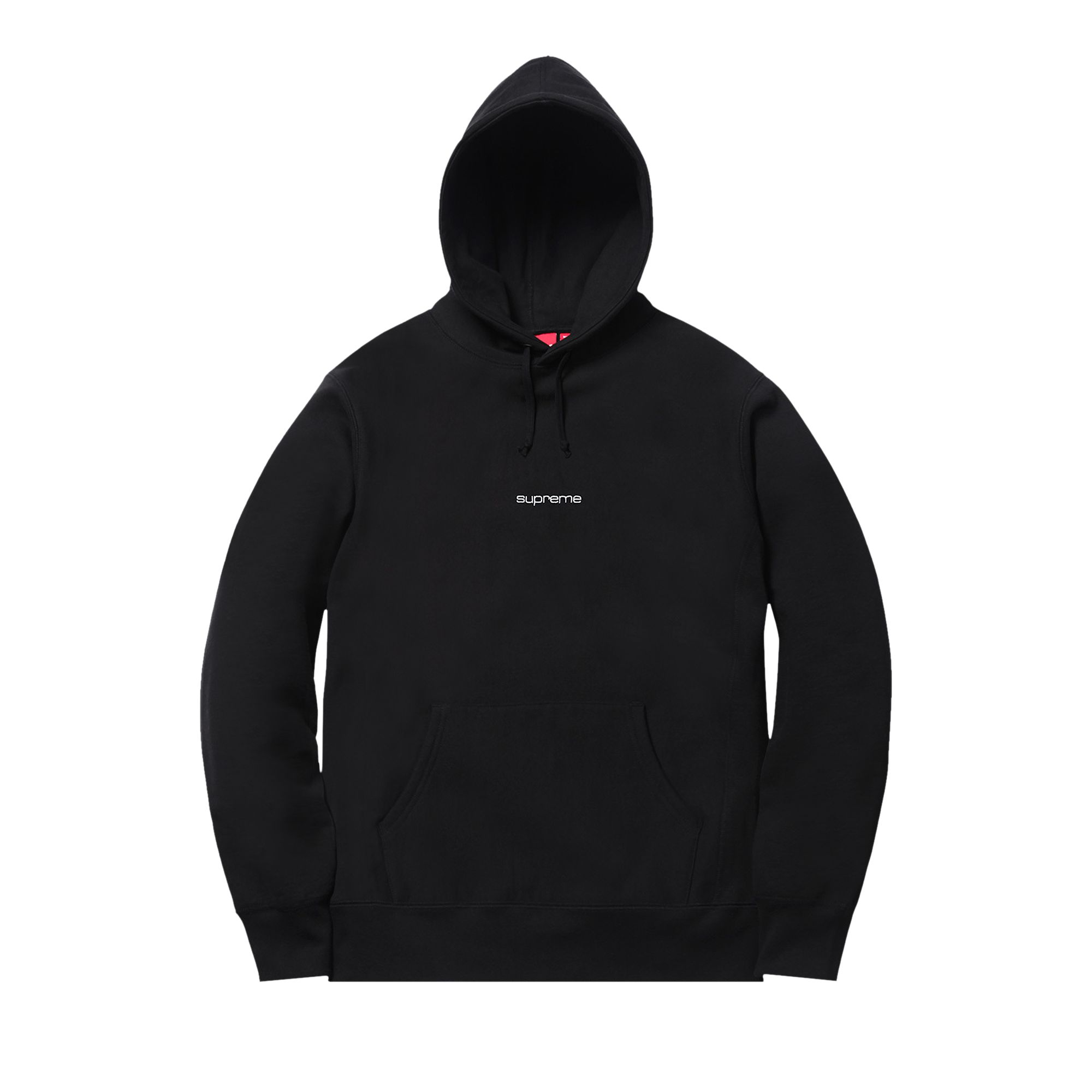 Pre-owned Supreme Compact Logo Hooded Sweatshirt 'black' | Men's Size Xl