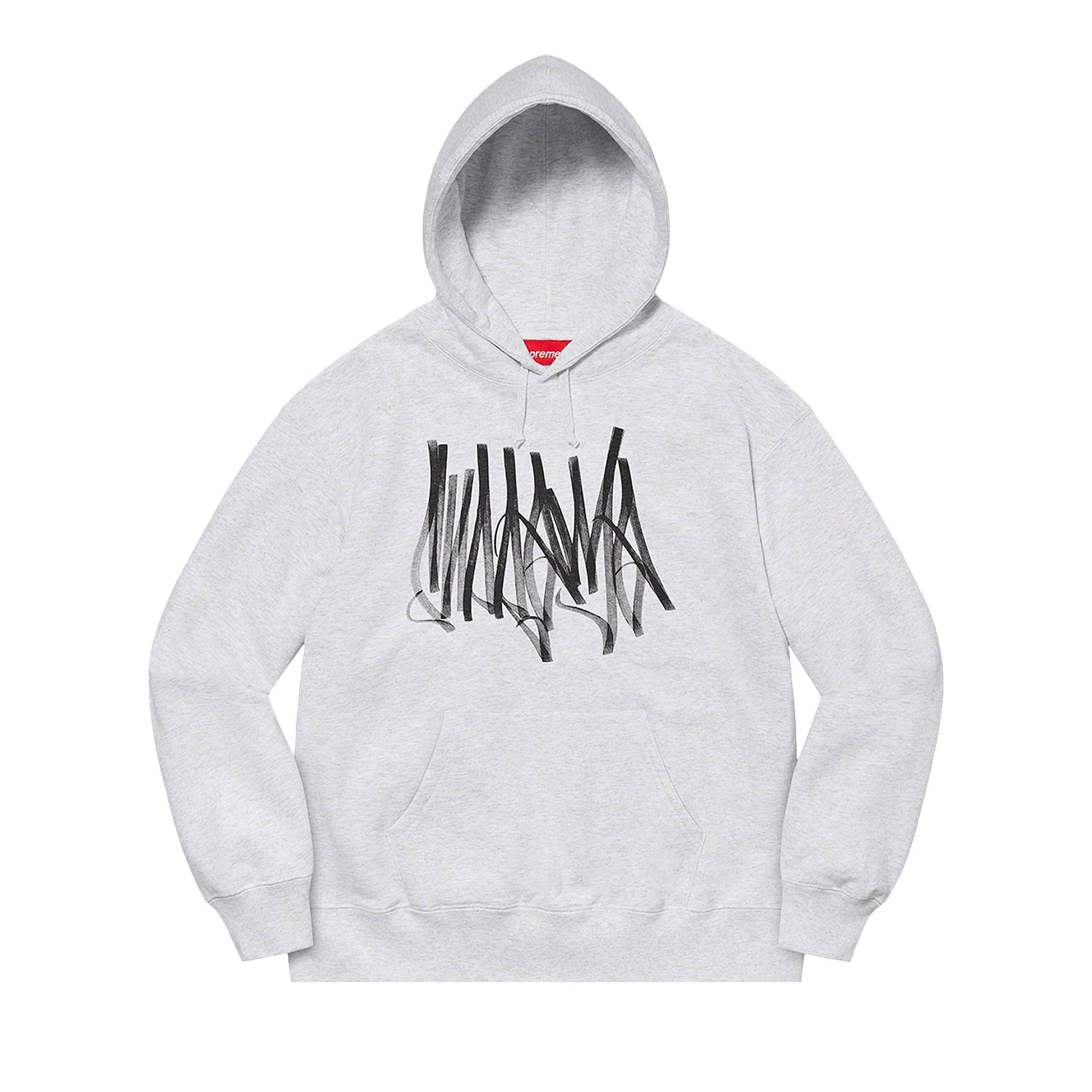 Supreme Tag Hooded Sweatshirt 'Ash Grey' | Men's Size M