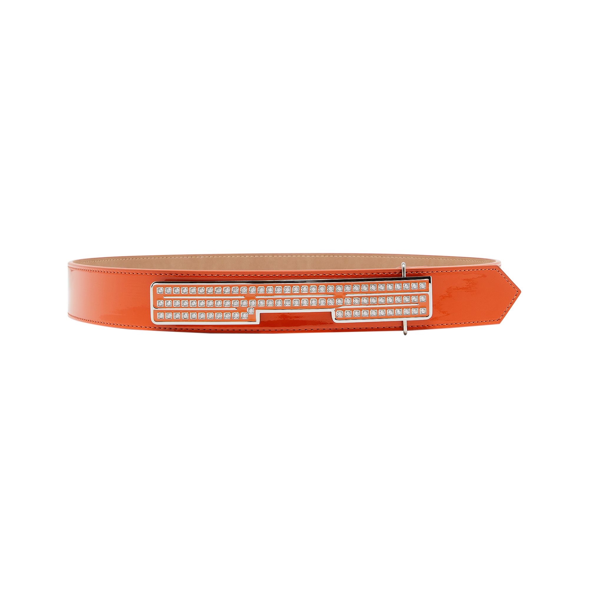 Pre-owned Sp5der Belt 'orange'