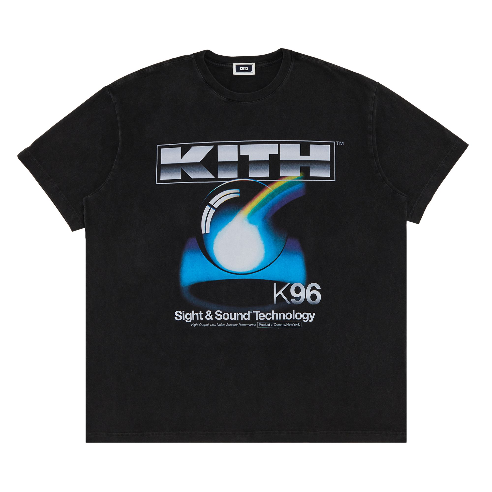 Pre-owned Kith Sight & Sound 1996 Vintage Tee 'black'