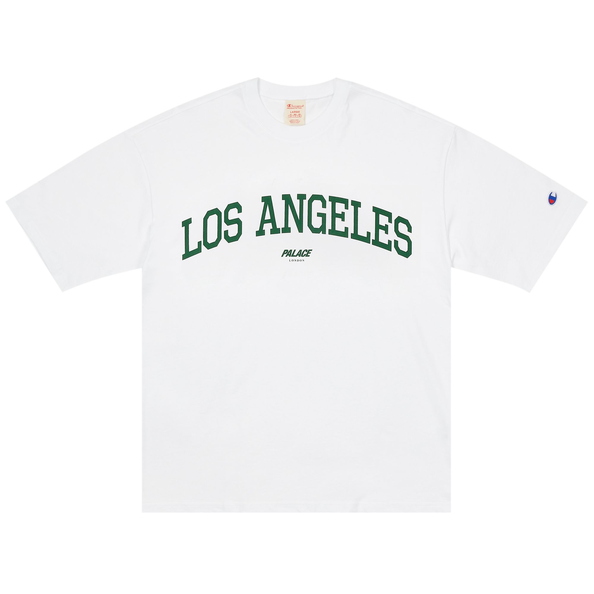 Pre-owned Palace Champion Shop T-shirt Los Angeles 'white' | Men's Size M