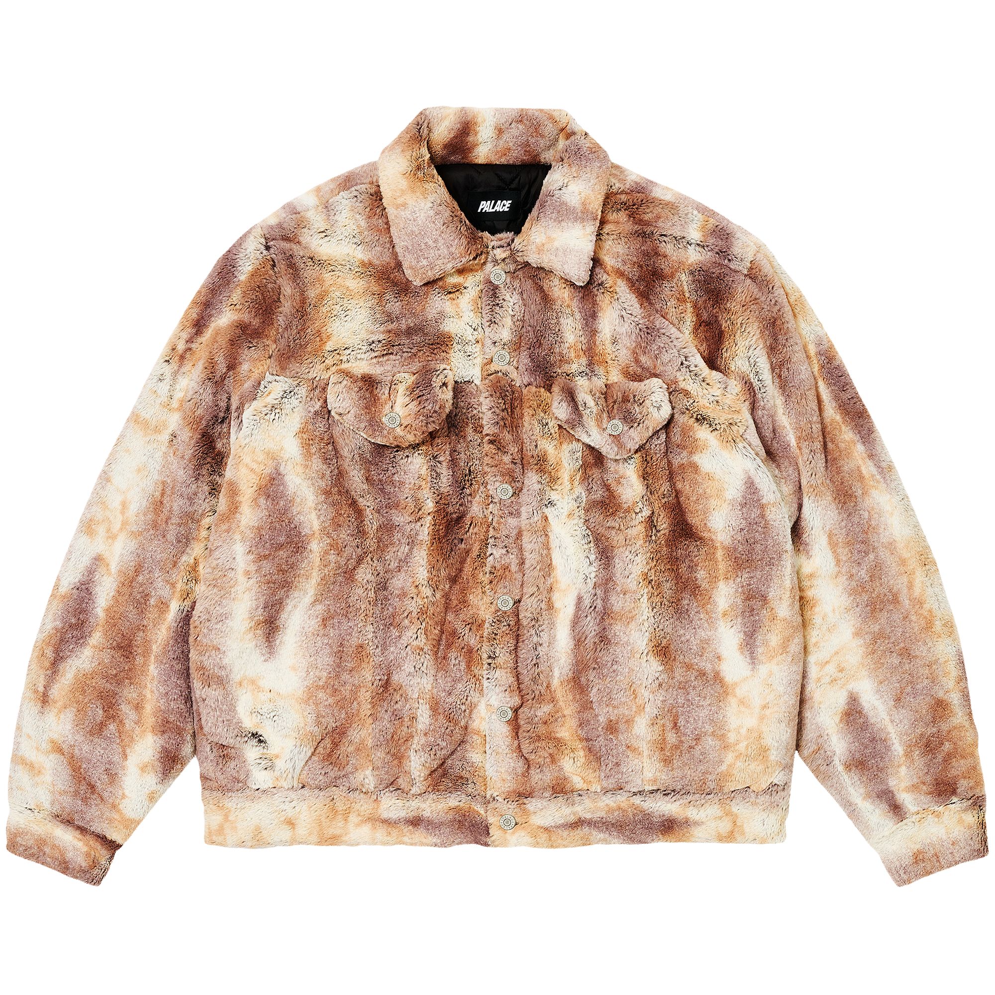 Palace Furry Trucker Jacket 'Brown' | Men's Size L