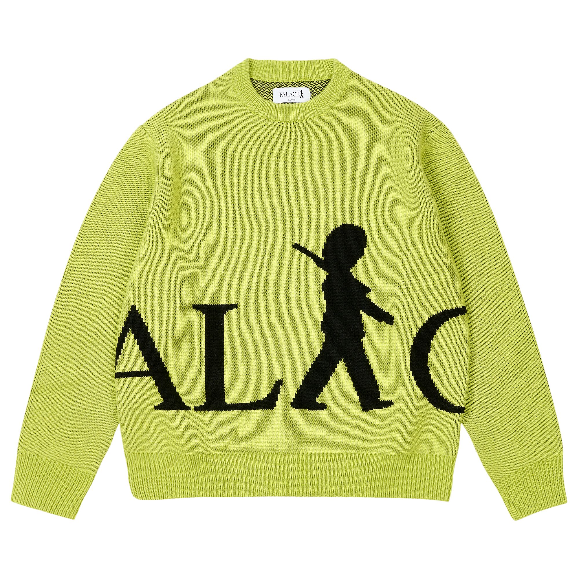 Pre-owned Palace Guard Knit 'lime' | Green | Men's Size Xl