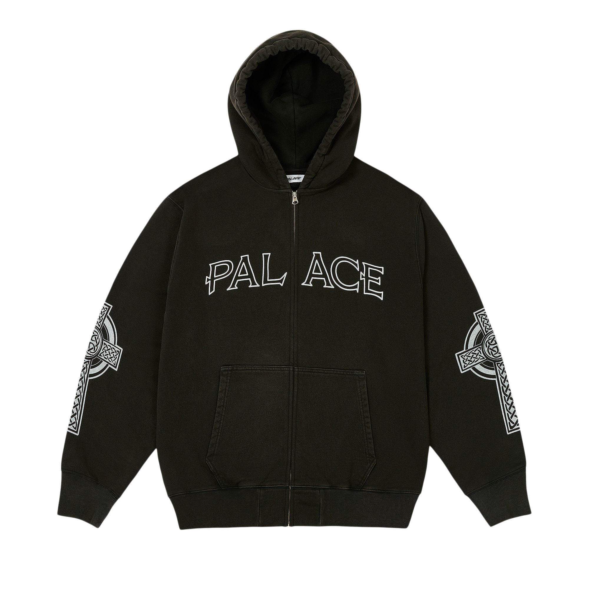 Pre-owned Palace Celtic Zip Hood 'black' | Men's Size Xl