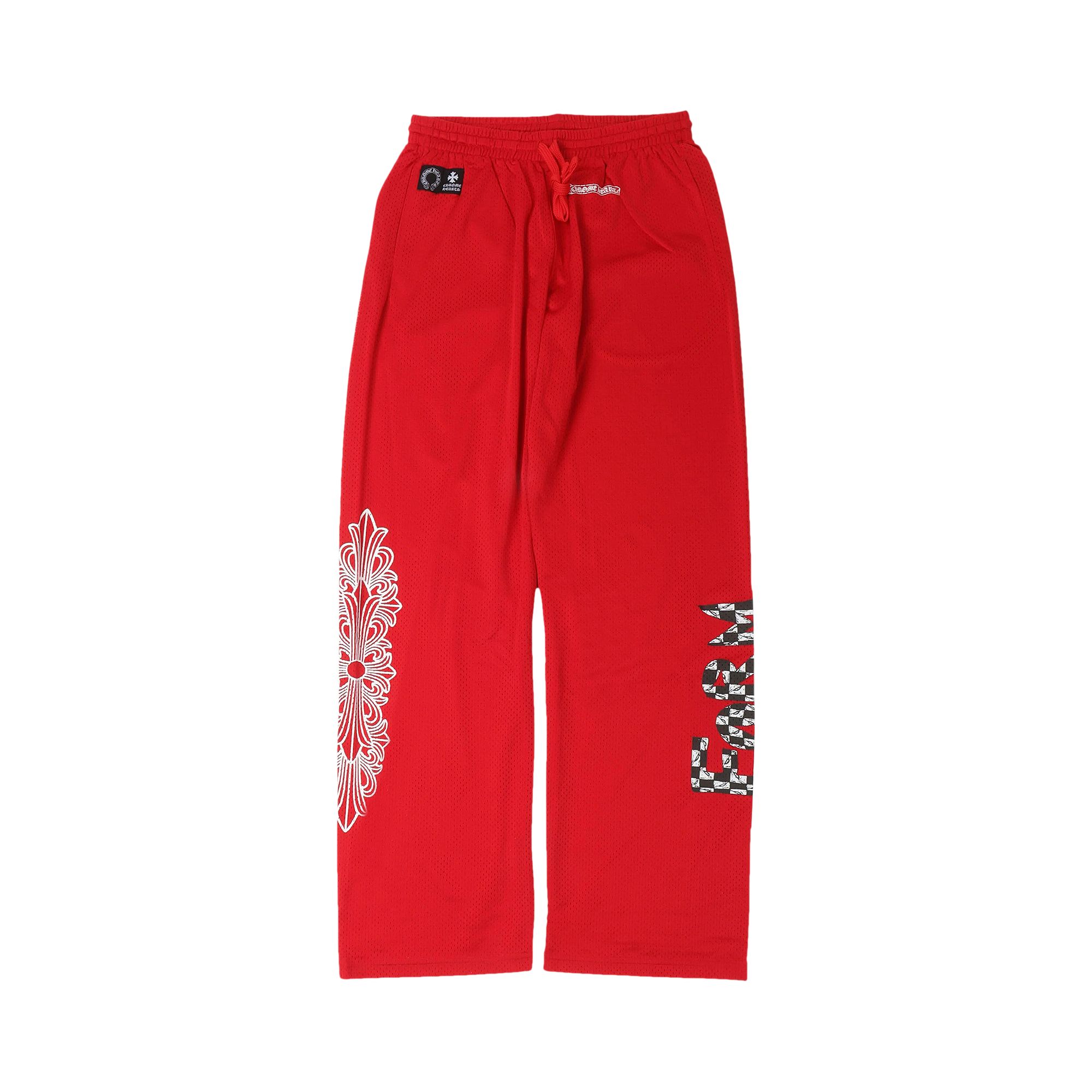 Chrome Hearts Matty Boy Mesh Sweatpant 'Red' | Men's Size L