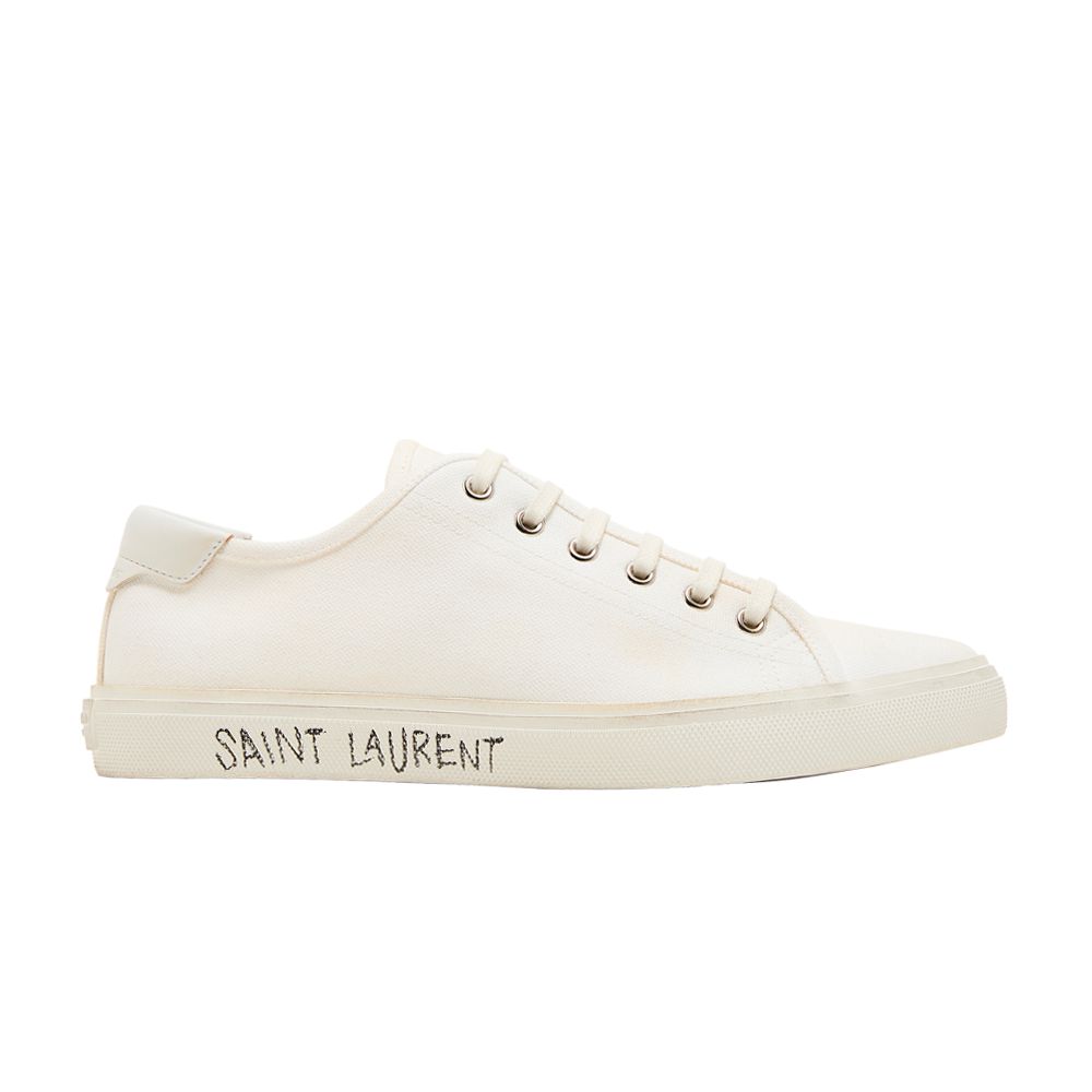 Pre-owned Saint Laurent Malibu 'optic White' | Men's Size 39