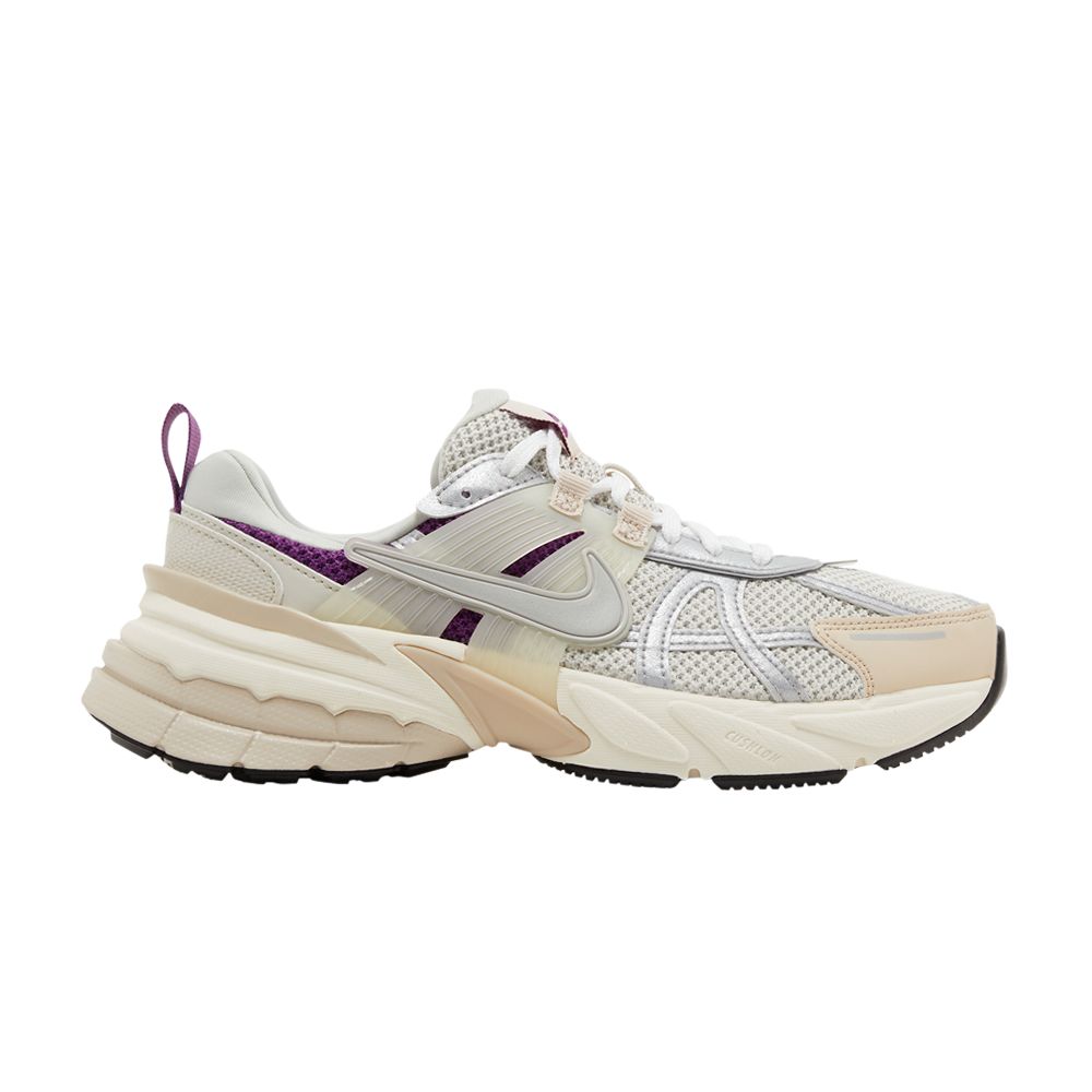 Pre-owned Nike Wmns V2k Run Premium 'light Bone Viotech' In Cream