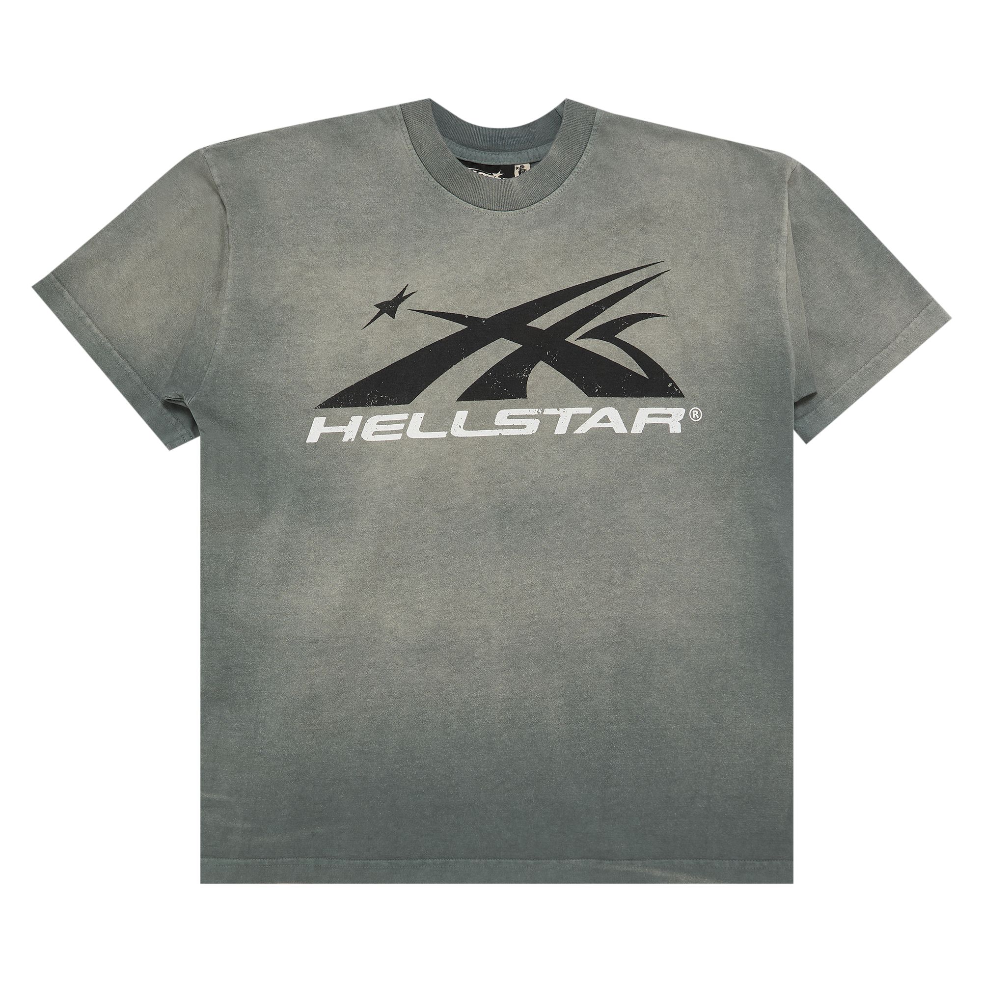 Hellstar Gel Sport Logo T-Shirt 'Grey' | Men's Size S