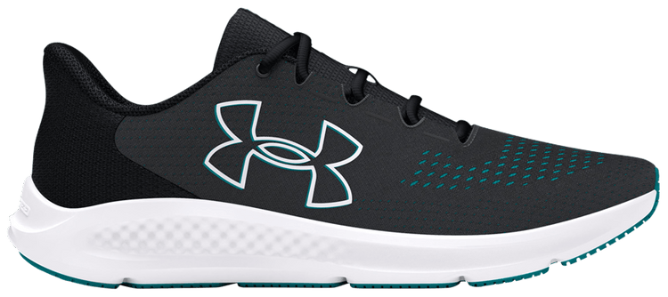 Under Armour Charged Pursuit 3 Big Logo   Anthracite Teal