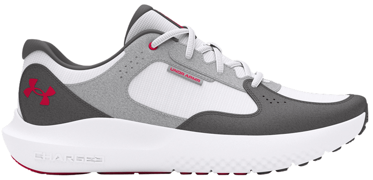 Under Armour Charged Versurge White Mod Grey Red