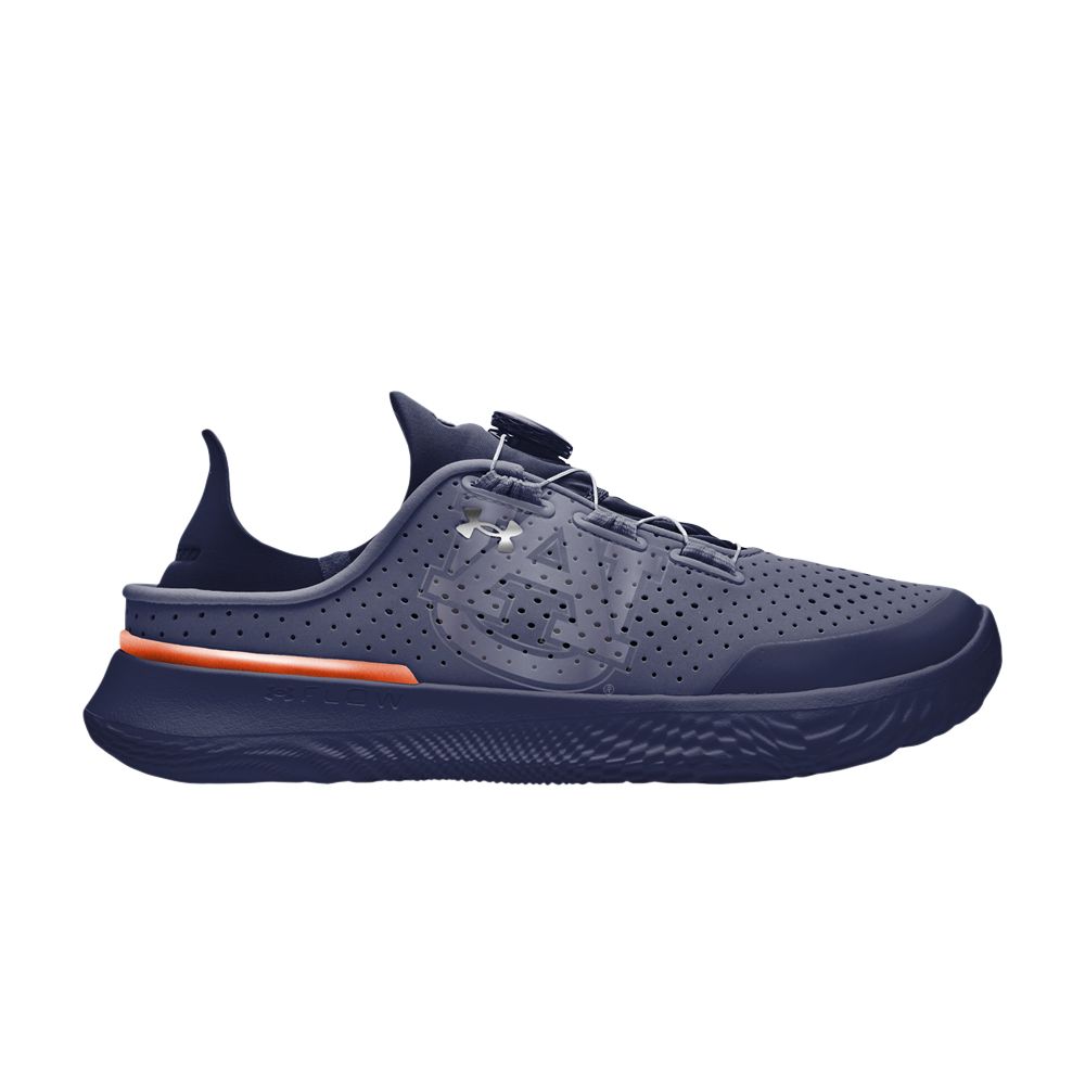 Pre-owned Under Armour Slipspeed Collegiate 'auburn Tigers' | Blue | Men's Size 11