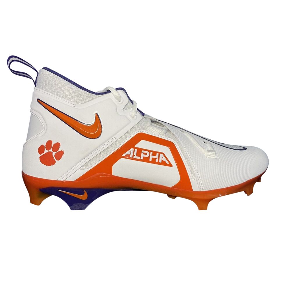 Nike Alpha Menace Pro 3 SMU 'Clemson' PE | White | Men's Size 10 - DH3355-112