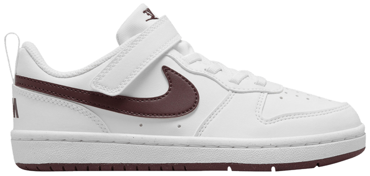 Nike Court Borough Low Recraft PS White Burgundy Crush