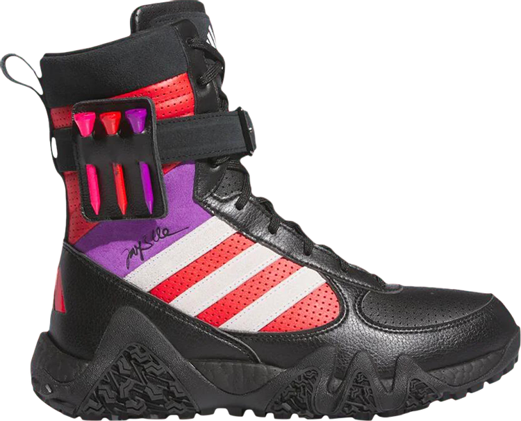 Jay3lle x Wmns CodeChaos Boot Spikeless Golf Black White Red