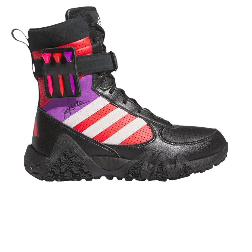 Pre-owned Adidas Originals Jay3lle X Wmns Codechaos Boot Spikeless Golf 'black White Red'