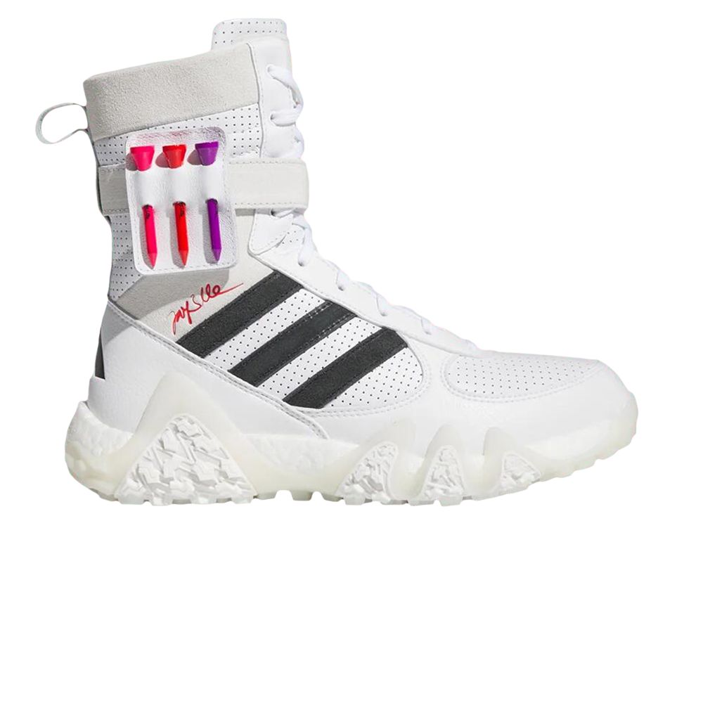 Pre-owned Adidas Originals Jay3lle X Wmns Codechaos Boot Spikeless Golf 'white Black'