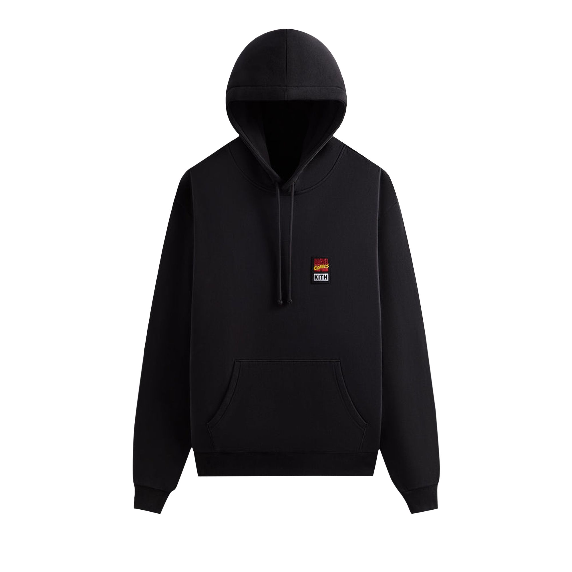 Pre-owned Kith X Marvel Team Up Vintage Nelson Hoodie 'black' | Men's Size Xl
