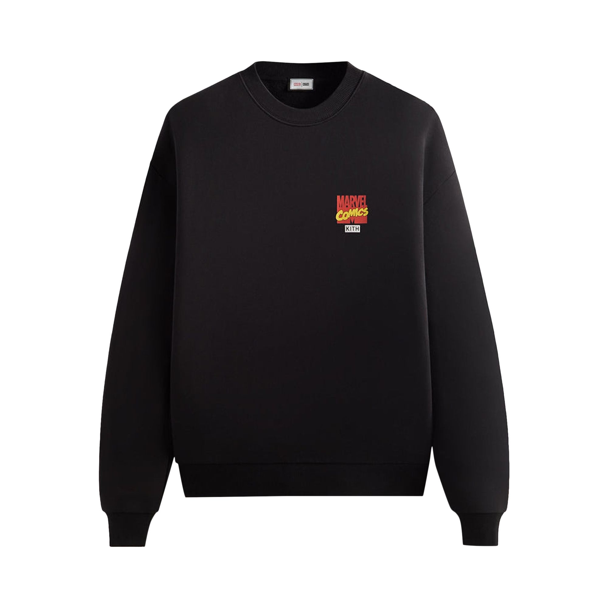 Kith x Marvel Villains Clash Vintage Nelson Crewneck 'Black' | Men's Size XL