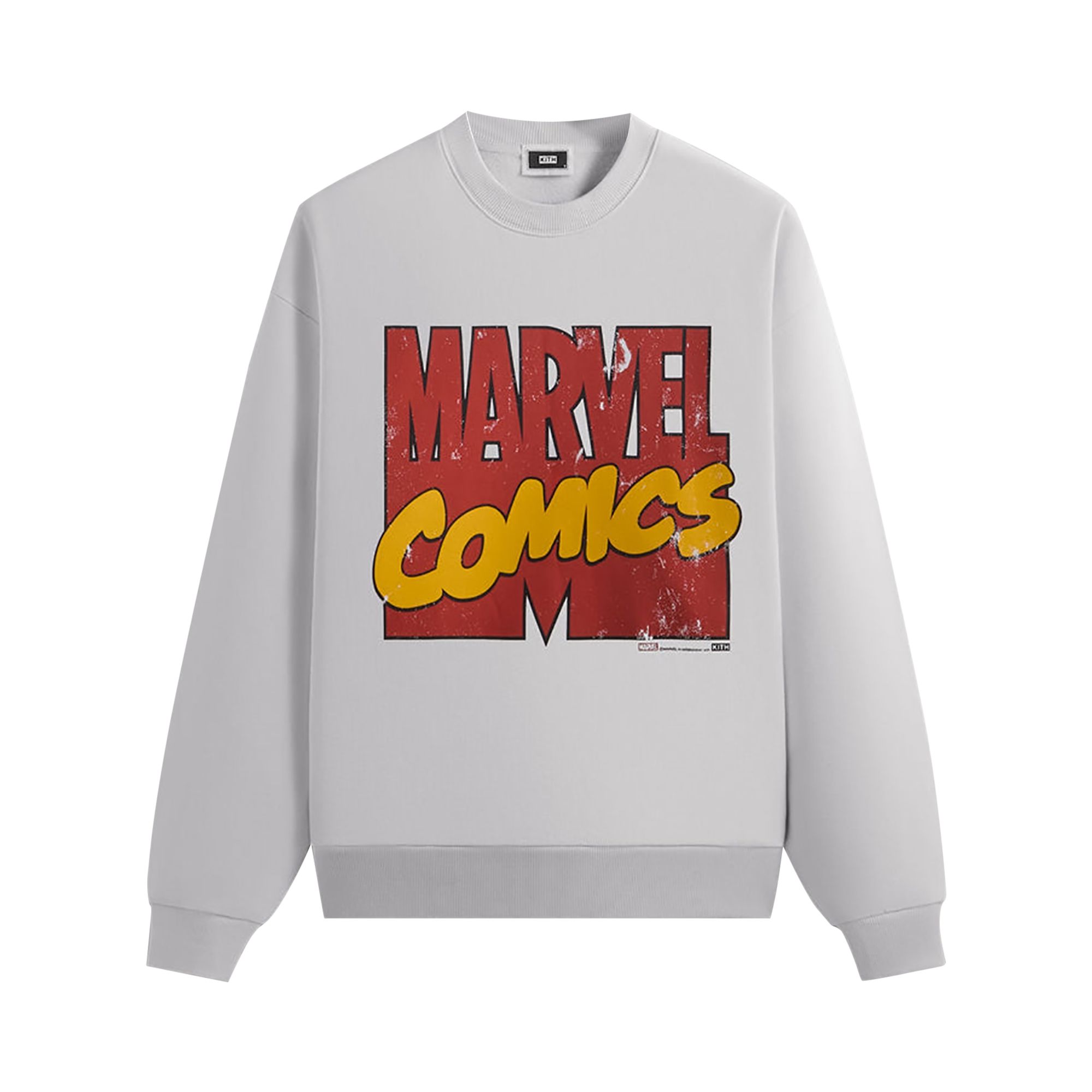 Pre-owned Kith X Marvel Comics Vintage Nelson Crewneck 'white' | Men's Size L
