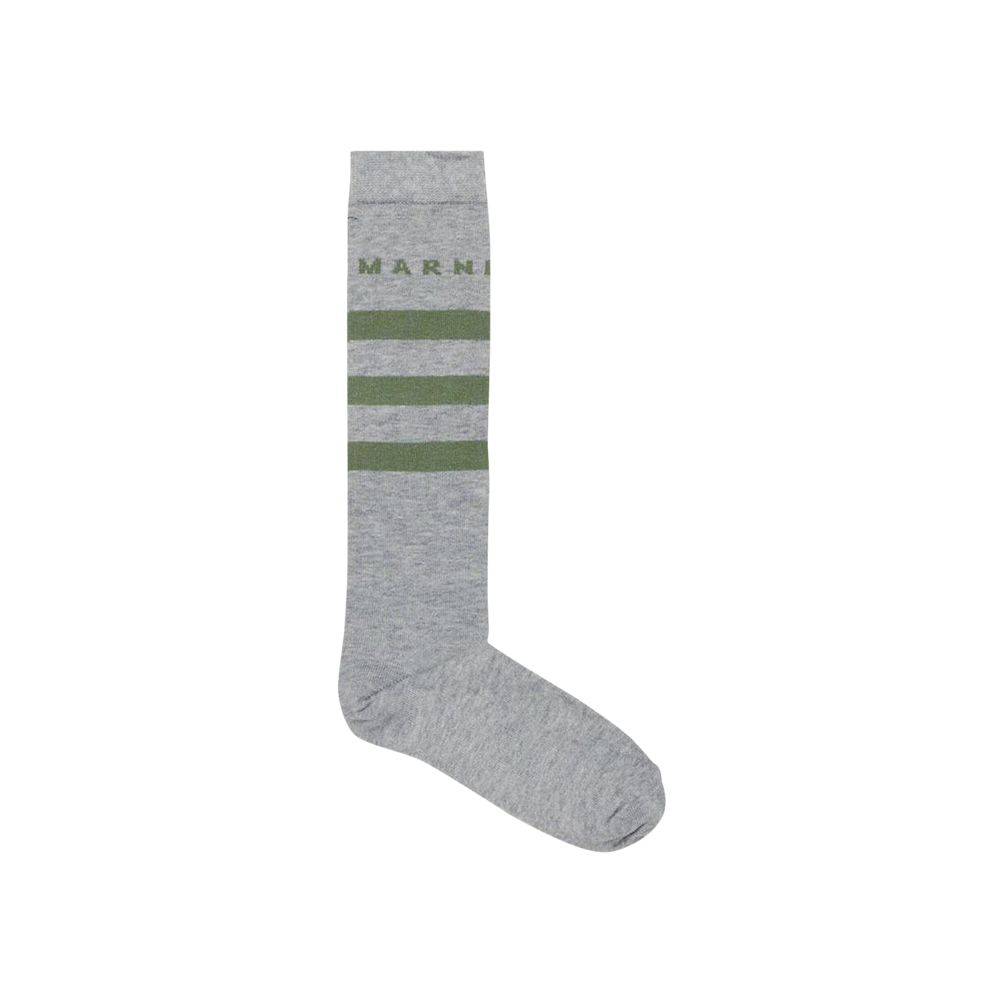 Marni Kids Socks 'Grey/Green' | Kid's Size 3