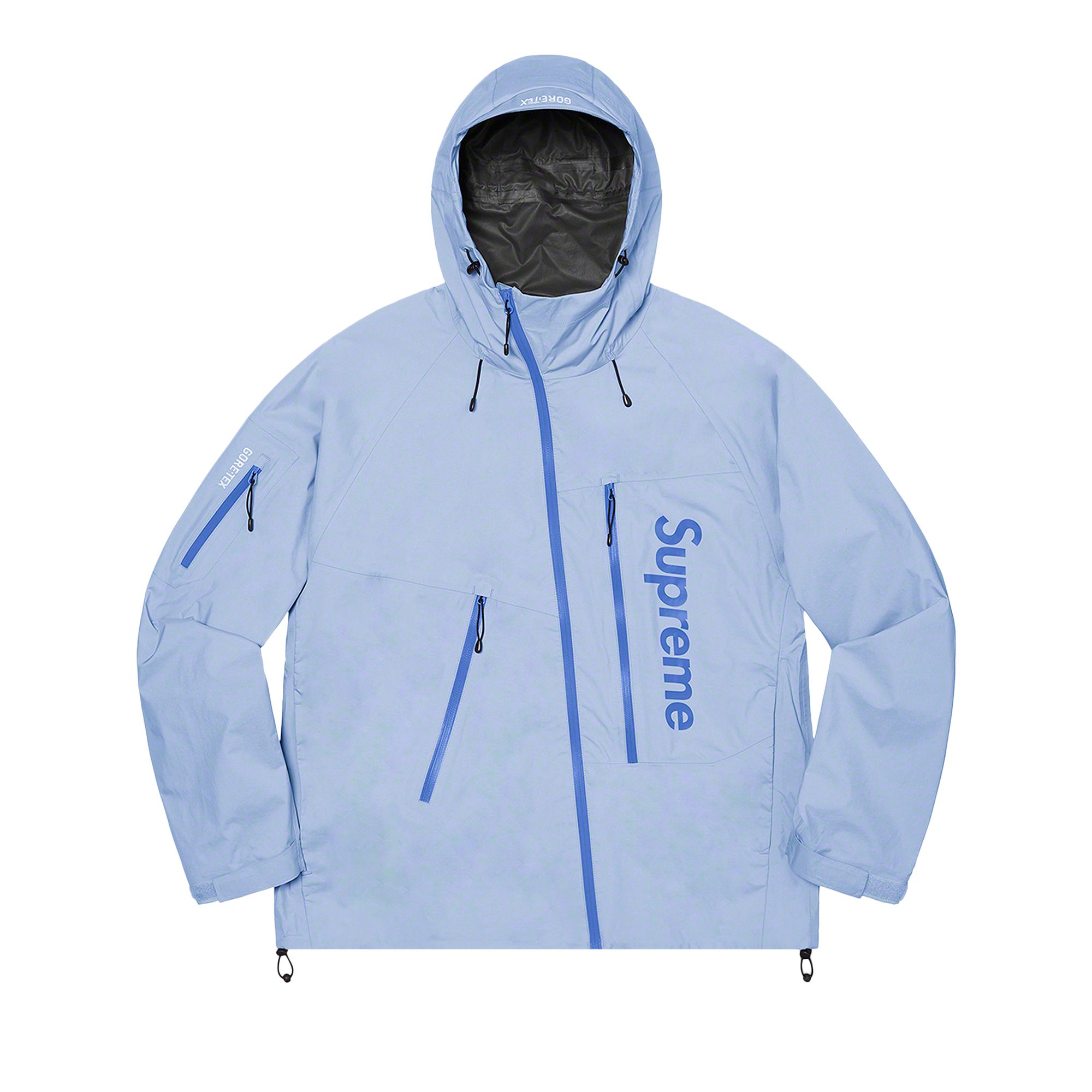 Pre-owned Supreme Gore-tex Paclite Shell Jacket 'light Blue'