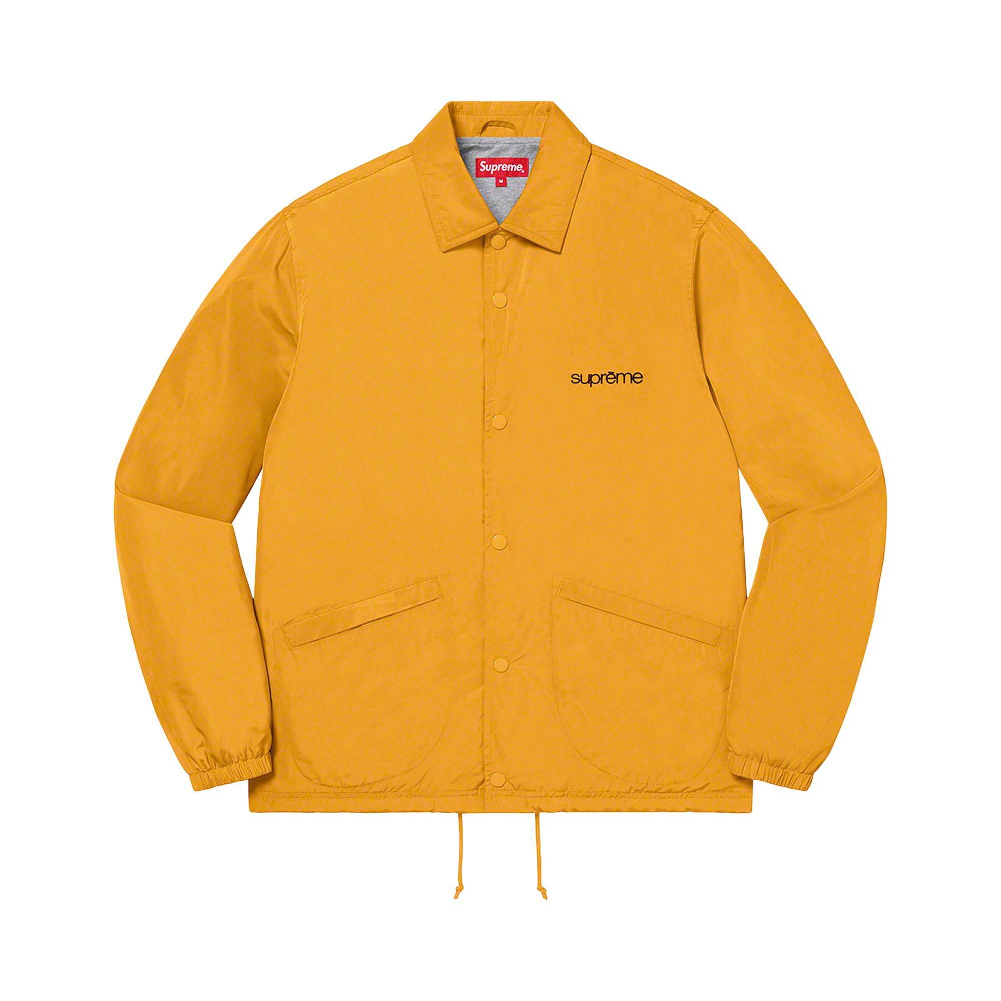 Pre-owned Supreme Five Boroughs Coaches Jacket 'mustard' In Yellow