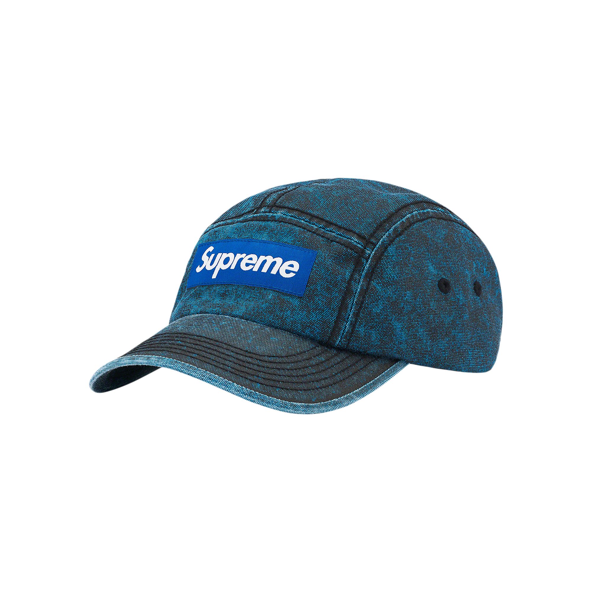 Pre-owned Supreme Washed Cordura Camp Cap 'royal' In Blue