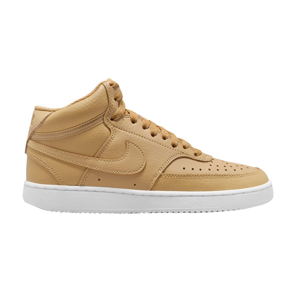 Pre-owned Nike Wmns Court Vision Mid 'twine' | Tan | Women's Size 8 In Brown