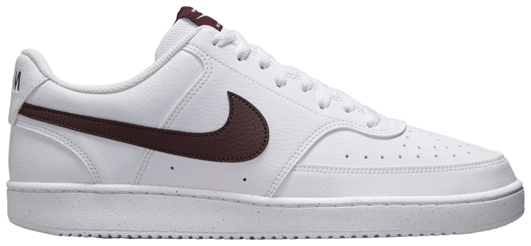 Nike Court Vision Low Next Nature White Burgundy Crush