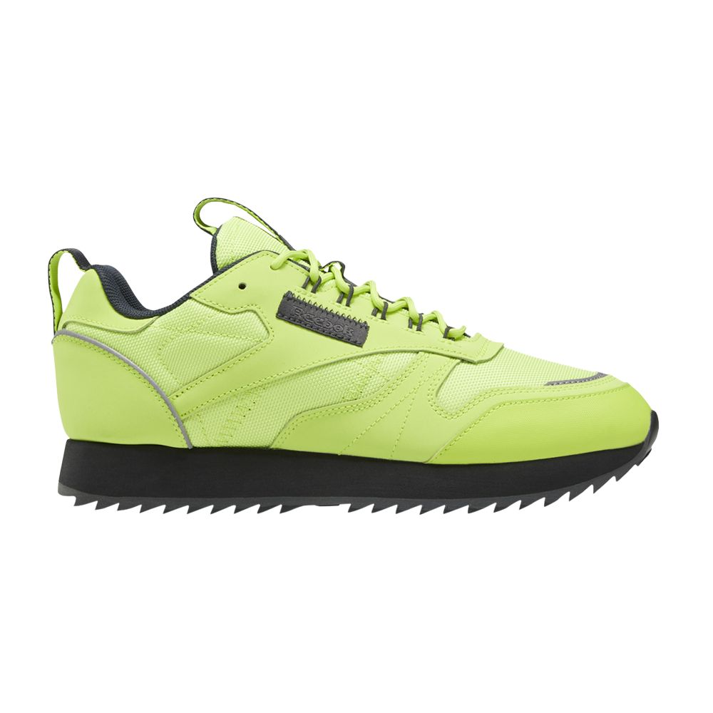 Reebok Wmns Classic Leather Ripple Trail 'Neon Lime' | Green | Women's Size 10 - EG6670