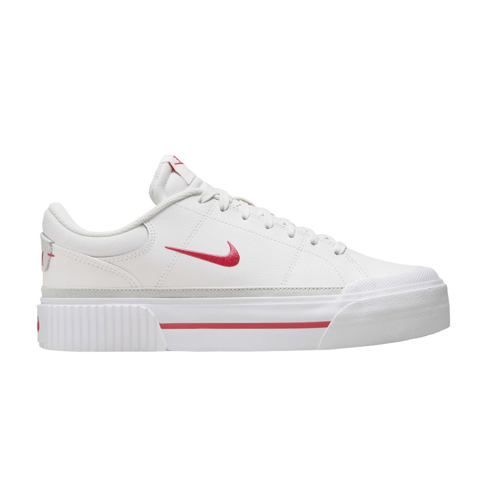 Pre-owned Nike Wmns Court Legacy Lift 'white Aster Pink' | Women's Size 12