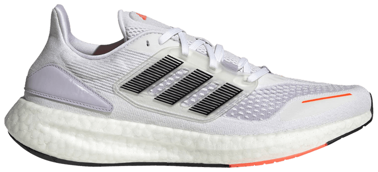 Adidas PureBoost 22 HeatRDY White Black Solar Red