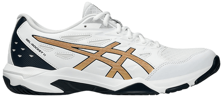 Asics Gel Rocket 11 White Pure Gold