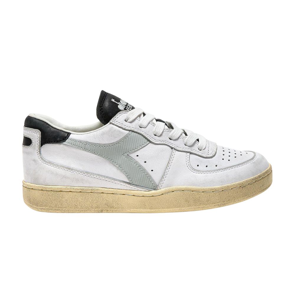Diadora Mi Basket Low Used 'White Glacier Grey' | Men's Size 9.5 - 201181233-C9304
