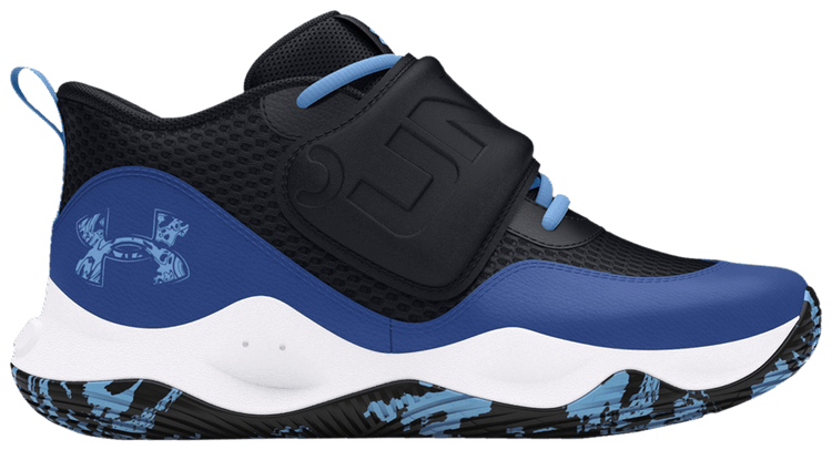Under Armour Zone BB 2 PS Black Tech Blue