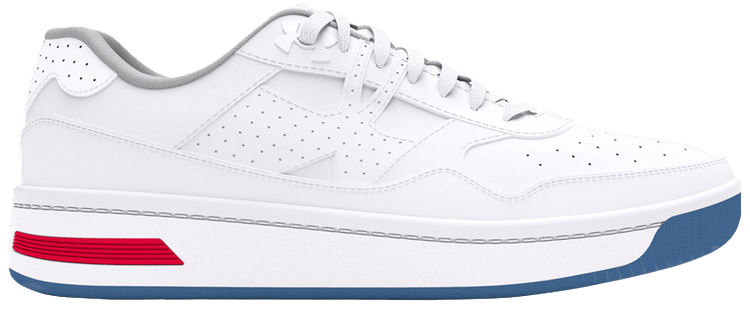 Under Armour Court 96 GS White Blue Red