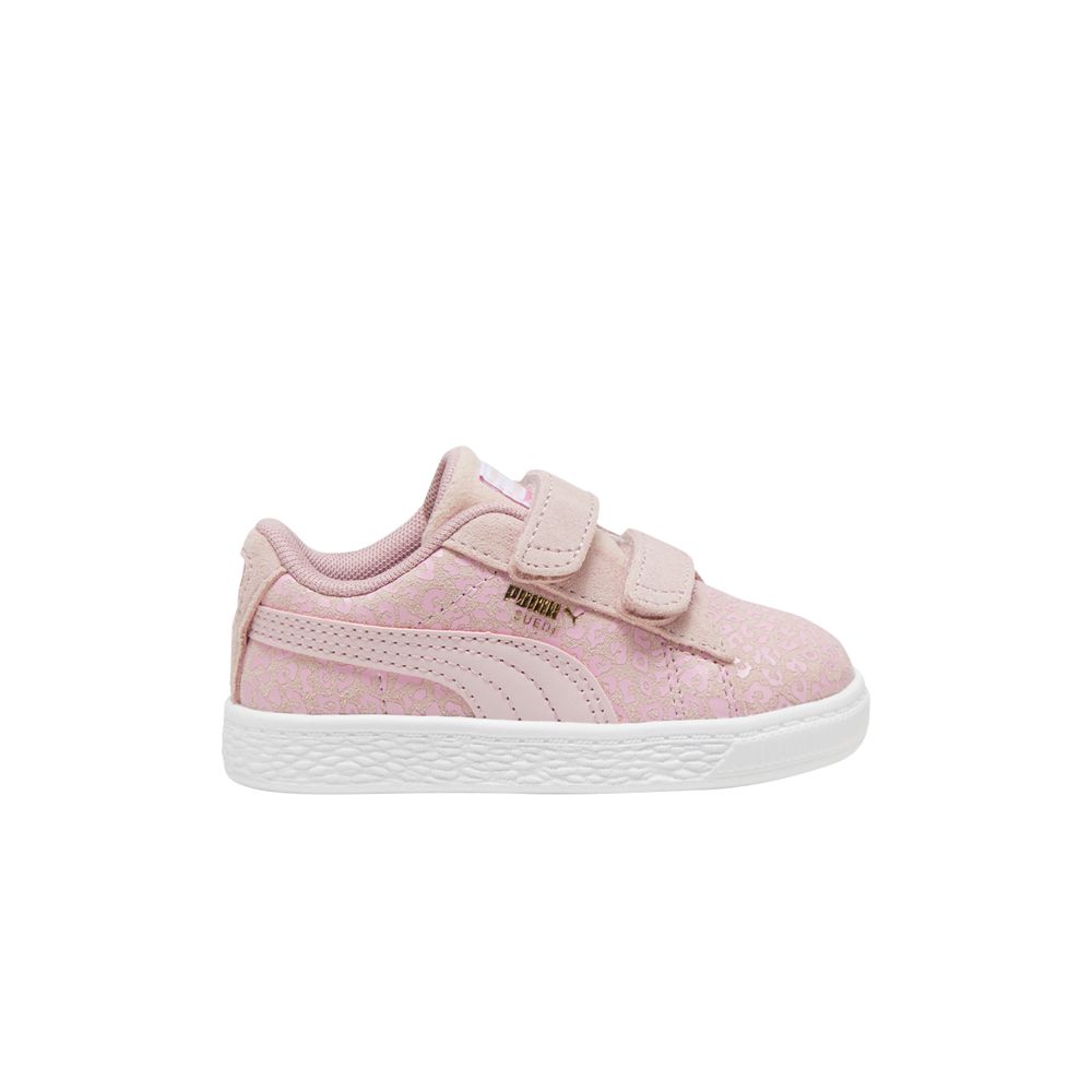 Pre-owned Puma Suede Classic Lf Toddler 'cheetah - Mauve Mist' | Pink | Infant Size 8