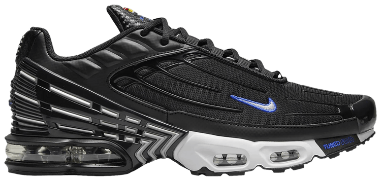 Nike Air Max Plus 3 Black Blue Metallic Silver