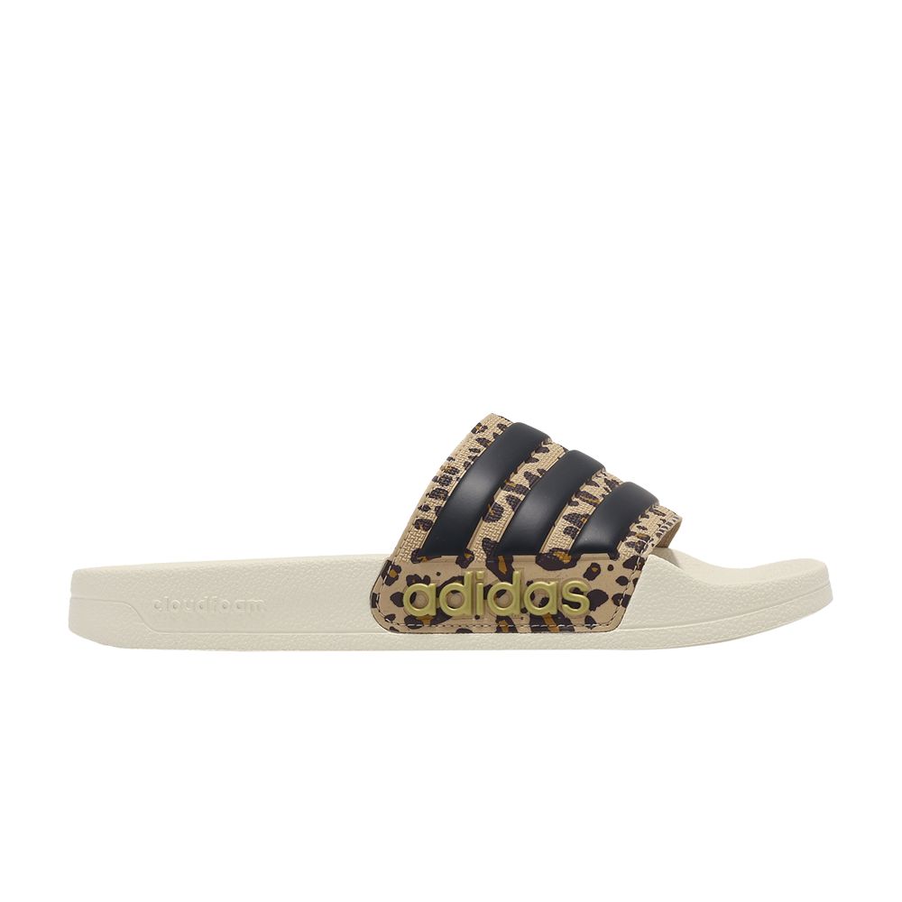 adidas Adilette Shower Slide 'Leopard' | Cream | Men's Size 5