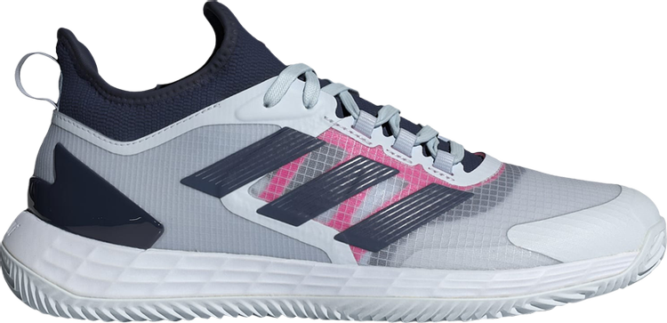 Adizero Ubersonic 41 Clay Halo Blue Shock Pink