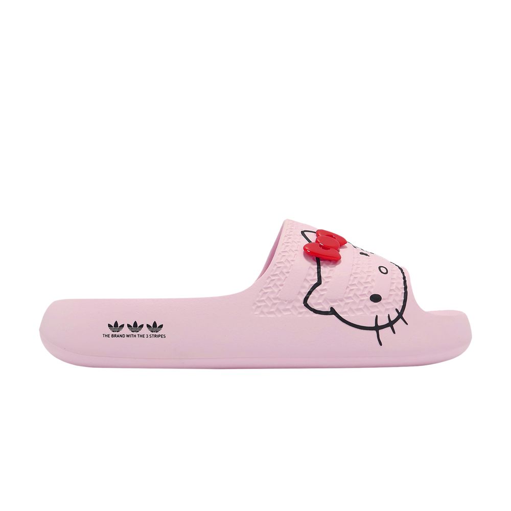 Pre-owned Adidas Originals Hello Kitty X Wmns Adilette Ayoon Slide 'hello Kitty' In Pink